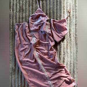 Pink Velvet Set